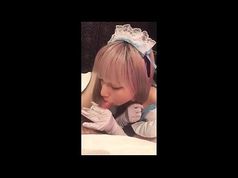 ❤️ Japoński Idol [mayuka], kostium francuskiej pokojówki, część 1, obciąganie i walenie konia z balsamem ❌ Porno at pl.pornohammer.ru ❌❤